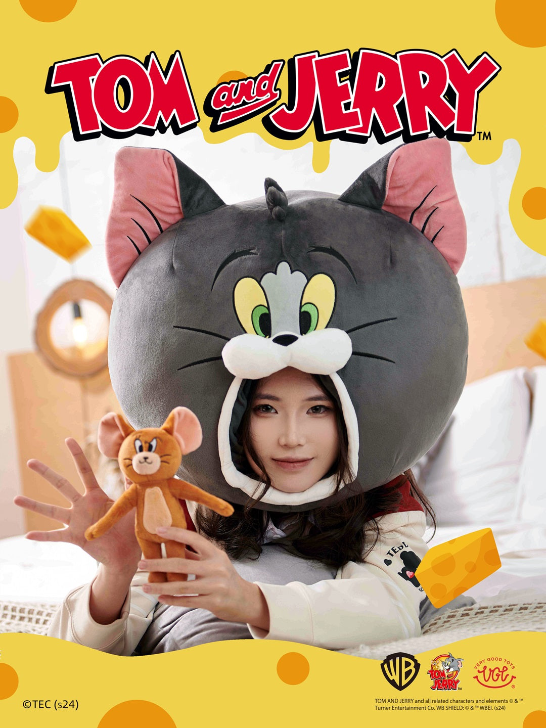 【IN-STOCK】VGT Tom & Jerry Tom Plush Pillow