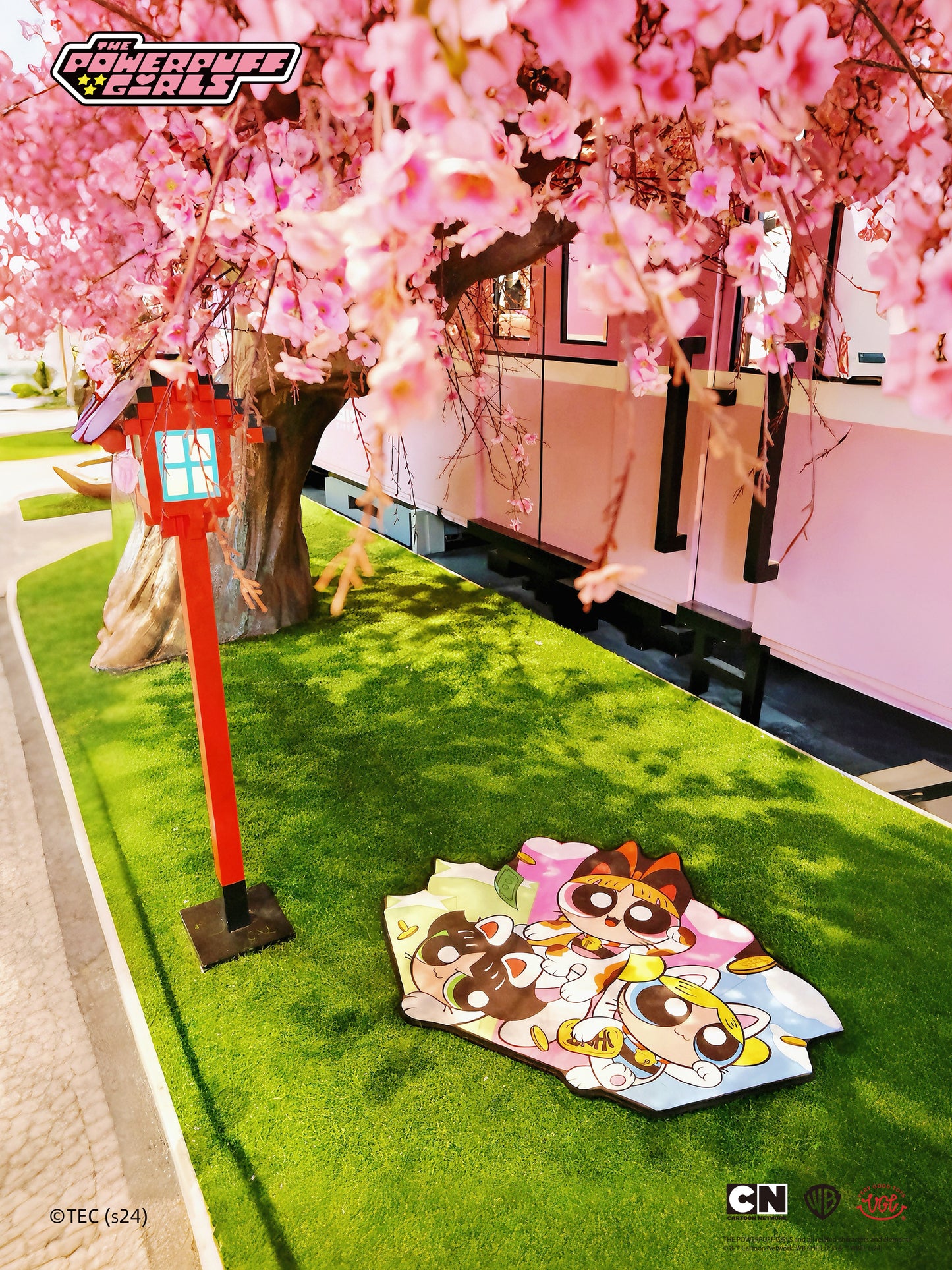 VGT Powerpuff Girls Rug Carpet Fortune Cat Edition