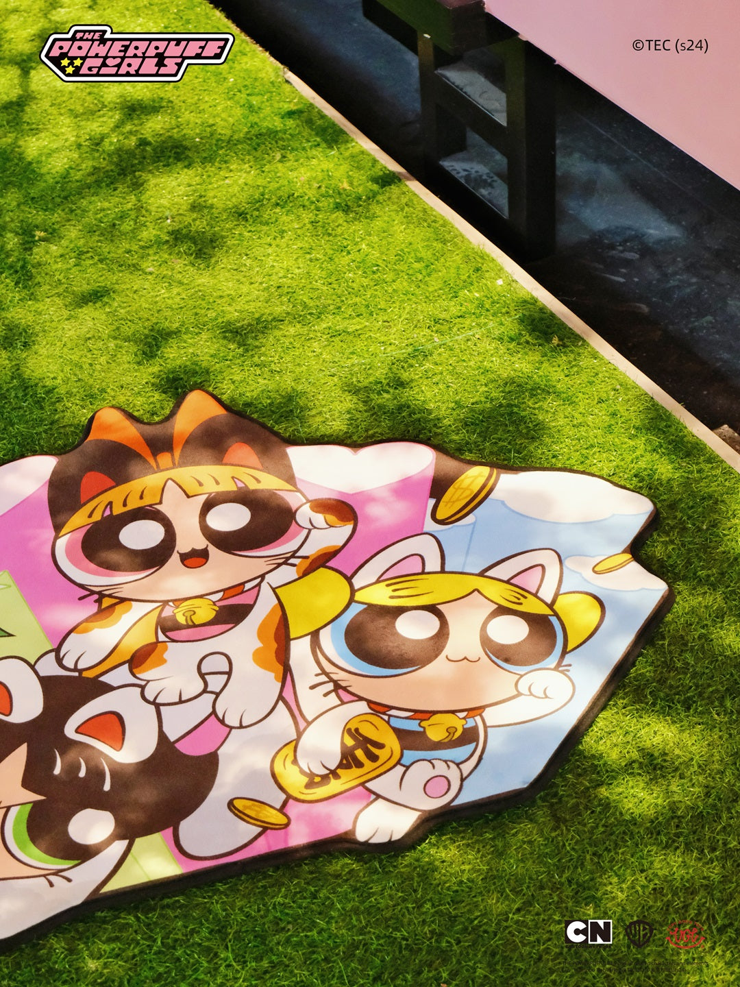 VGT Powerpuff Girls Rug Carpet Fortune Cat Edition