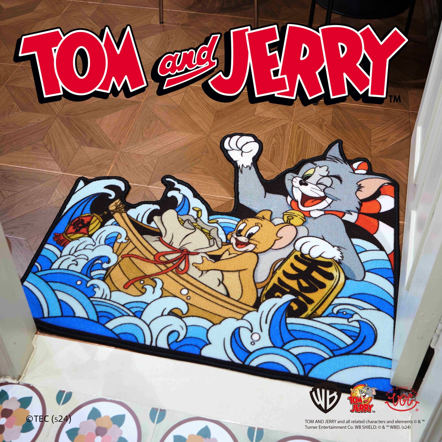【IN-STOCK】VGT Tom & Jerry Fortune Rug Carpet Riding the Waves Edition