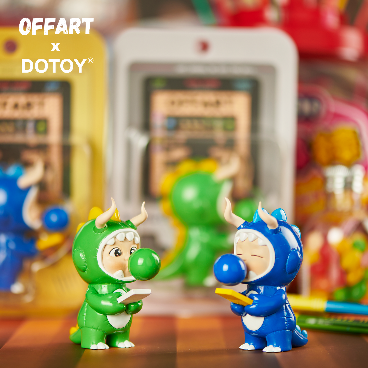 【IN-STOCK】OFFART X Dotoy Bubble Dino Jimmy Boy Original Edition