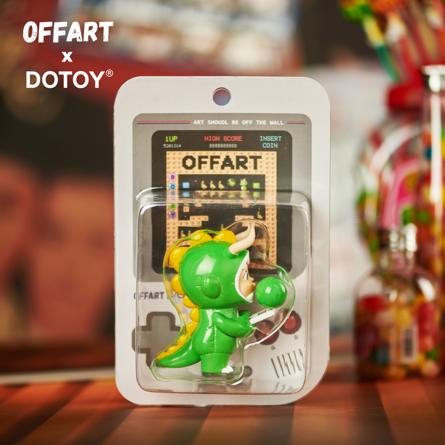【IN-STOCK】OFFART X Dotoy Bubble Dino Jimmy Boy Original Edition