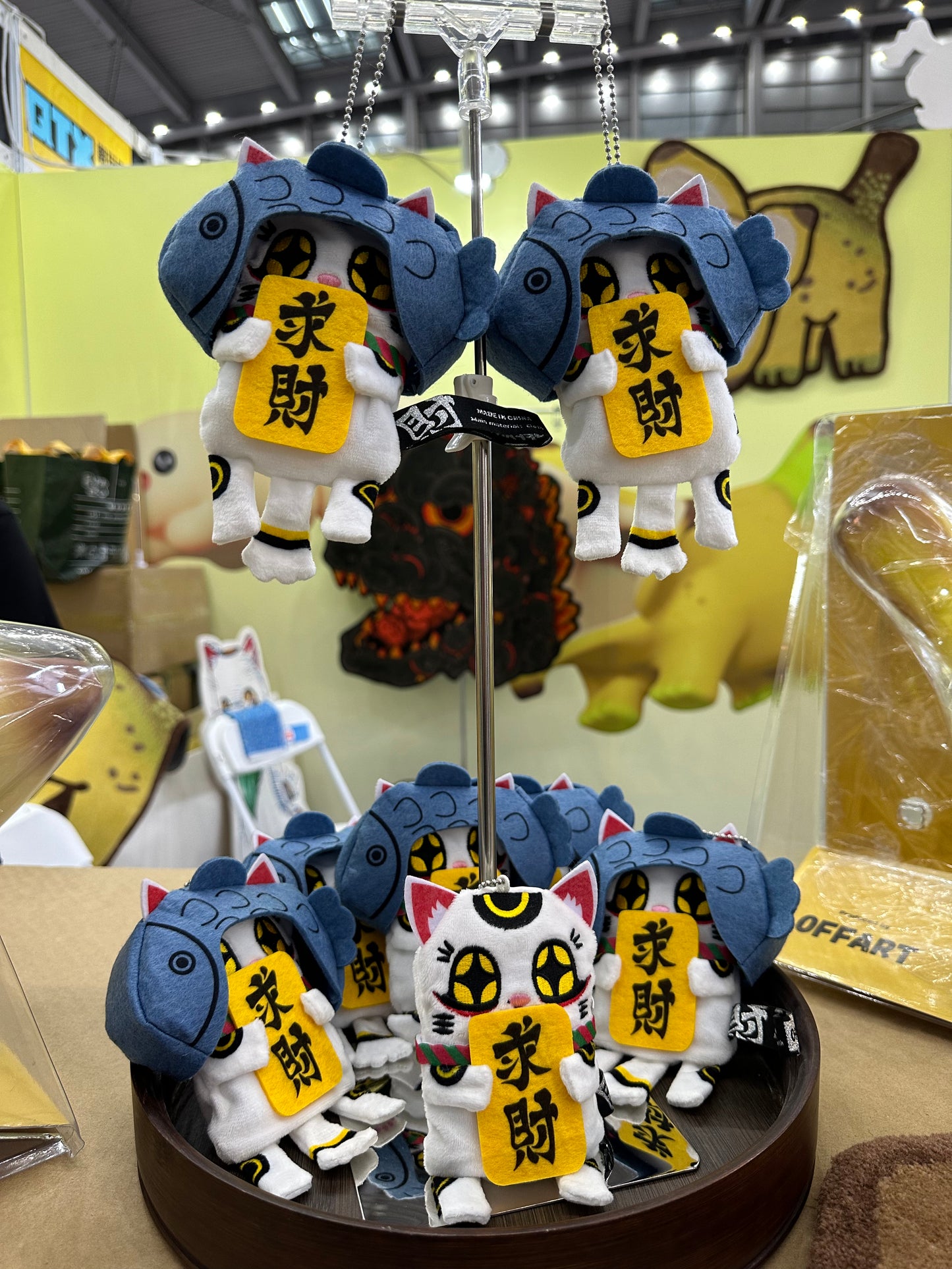 【IN-STOCK】OFFART X Panda King Forturn Cat Tissue Plush Bag