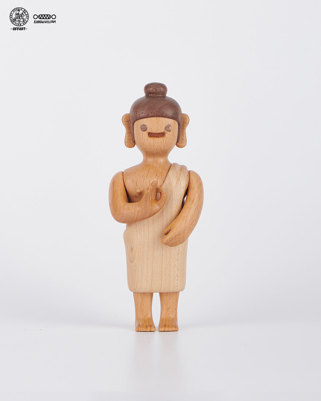 【PRE-ORDER】OFFART X Kamanwilliam OK Buddha Everything's OK Wooden Statue