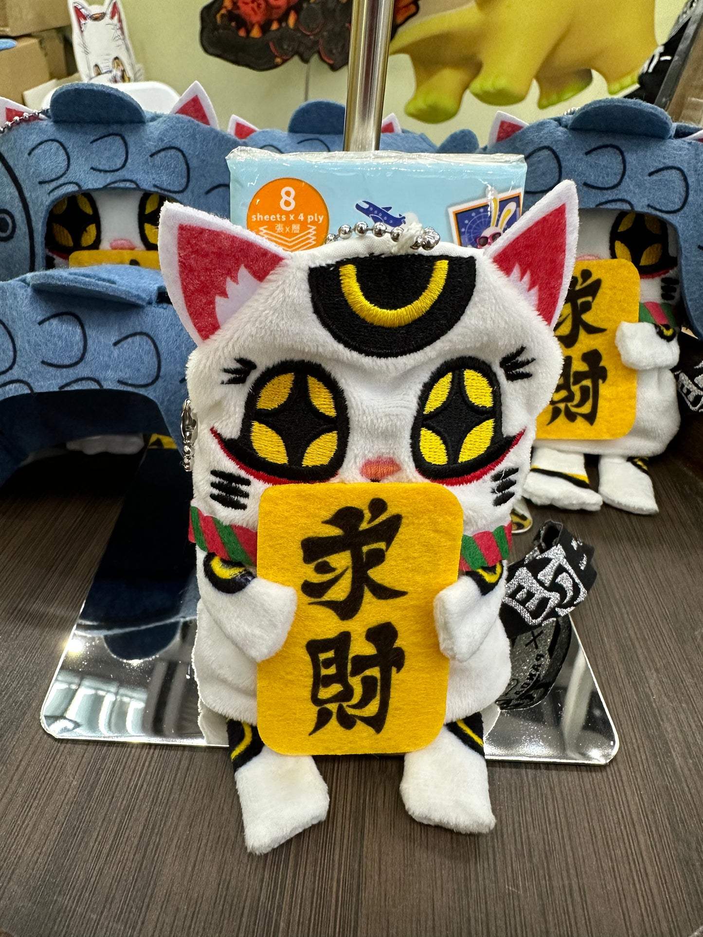 【IN-STOCK】OFFART X Panda King Forturn Cat Tissue Plush Bag