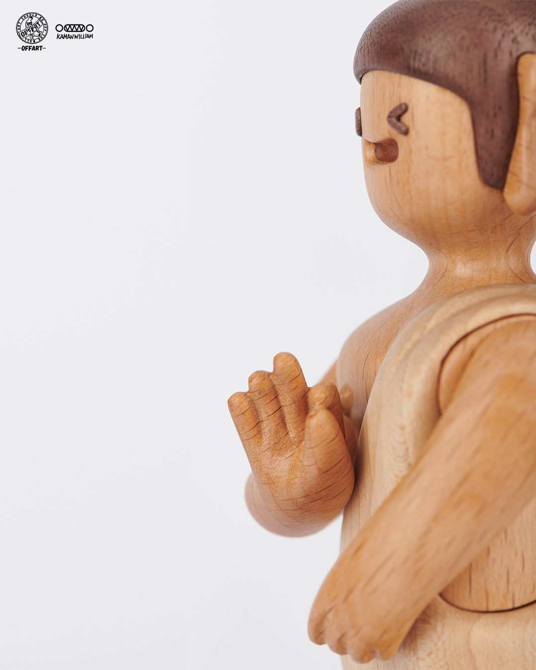 【PRE-ORDER】OFFART X Kamanwilliam OK Buddha Everything's OK Wooden Statue