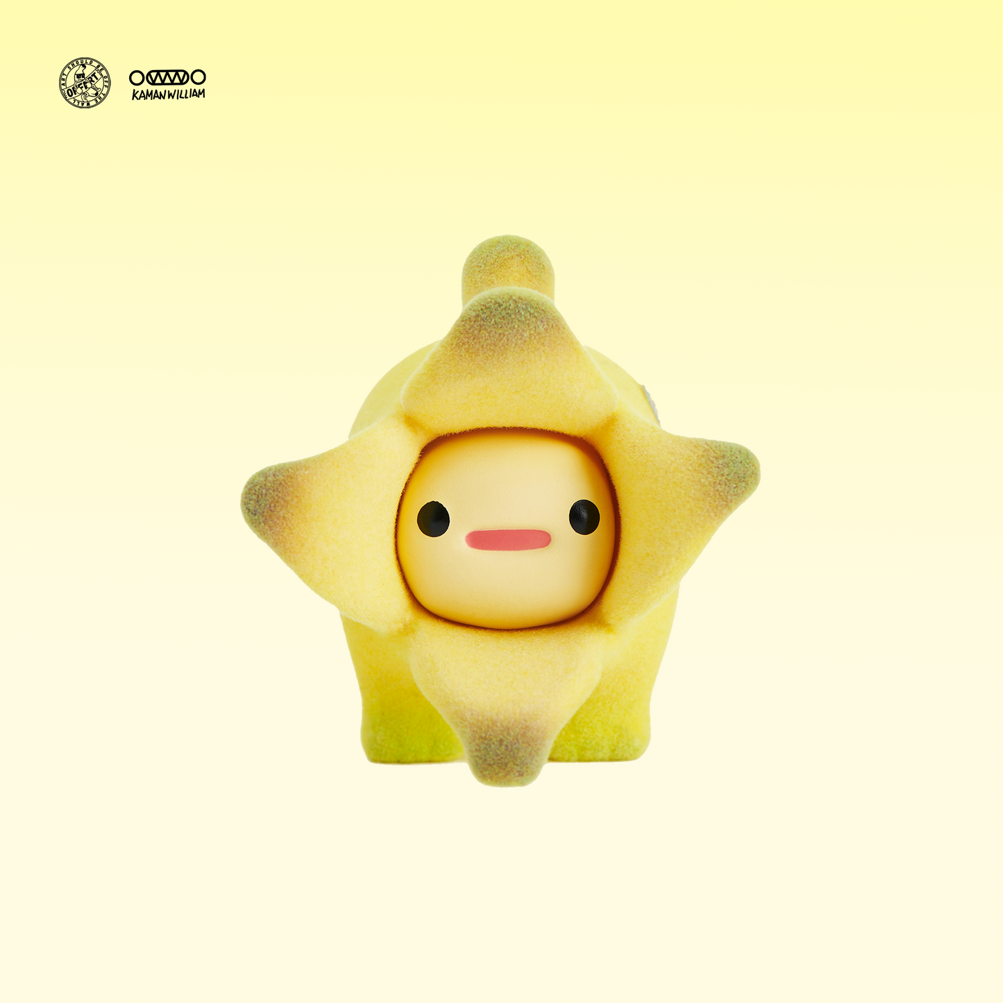 OFFART X Kamanwilliam Mini Bananaers Dog Eden Garden 5.0 Flocked Edition