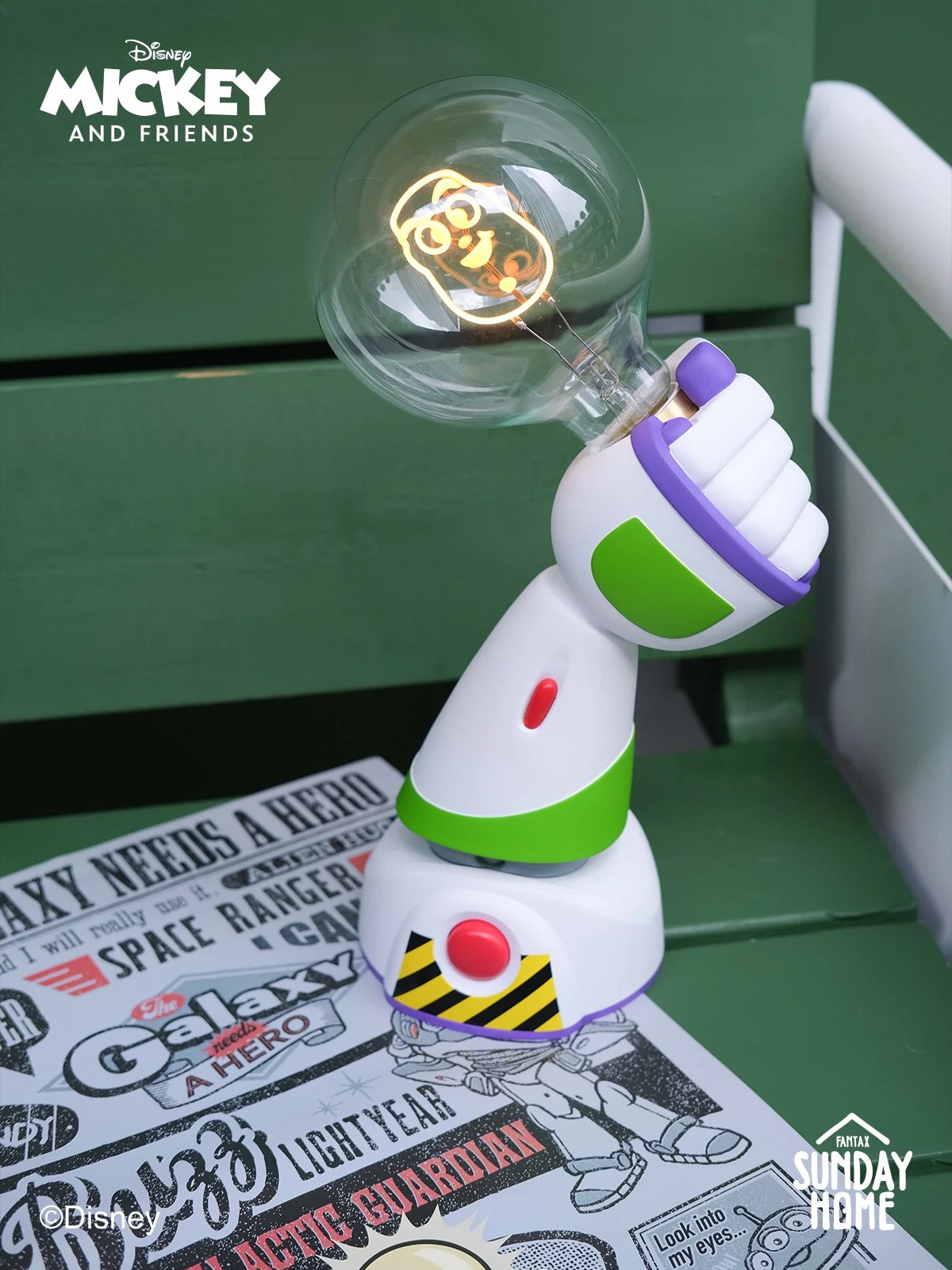 SUNDAY HOME Toy Story Buzzlight Year Hand LED Lamp