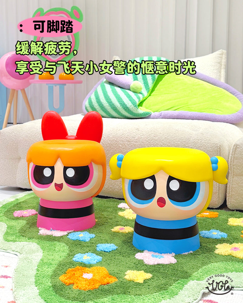 【IN-STOCK】VGT Very Good Toys Powerpuff Girls Bubbles Blossom Buttercup Chair Set of 3