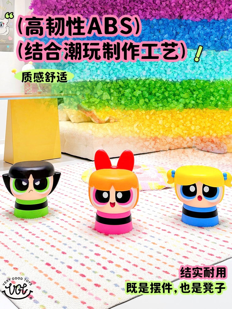 【IN-STOCK】VGT Very Good Toys Powerpuff Girls Bubbles Blossom Buttercup Chair Set of 3