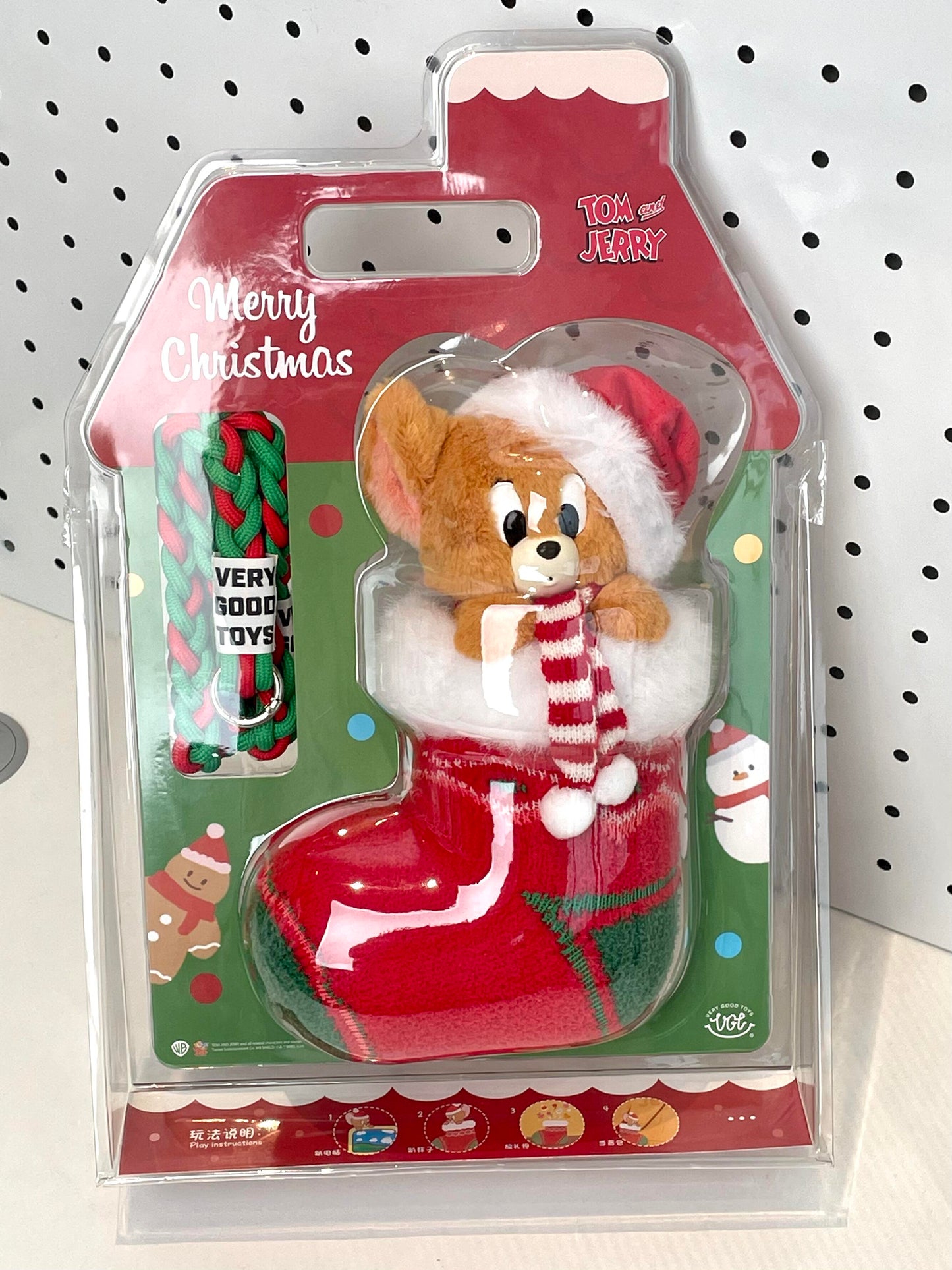 【IN-STOCK】VGT Tom & Jerry Jerry Christmas Stocking Plush