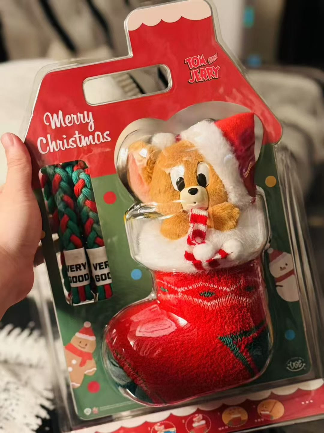 【IN-STOCK】VGT Tom & Jerry Jerry Christmas Stocking Plush