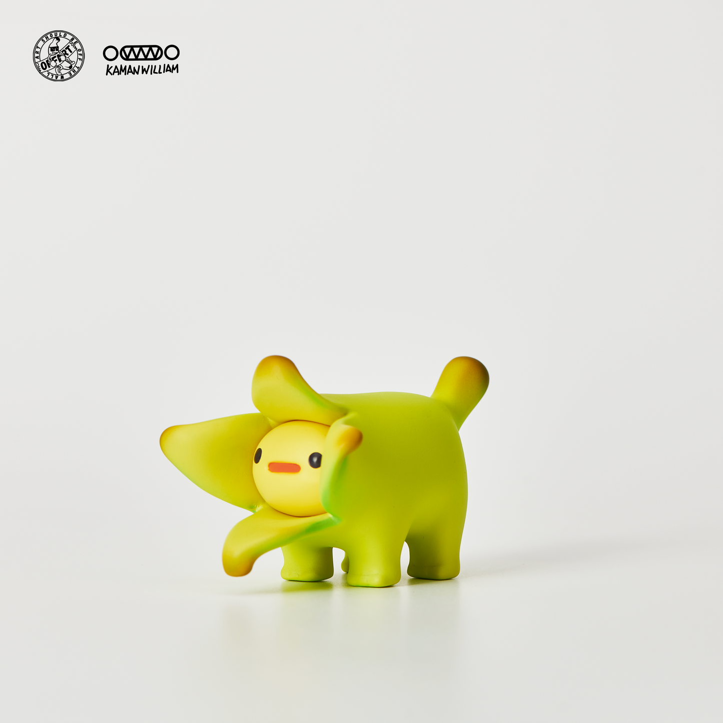 【IN-STOCK】OFFART X Kamanwilliam Mini Bananaer Dog Young Green Edition
