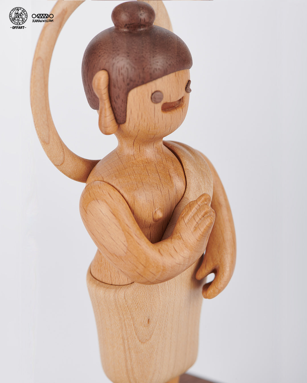 【PRE-ORDER】OFFART X Kamanwilliam OK Buddha Everything's OK Wooden Statue