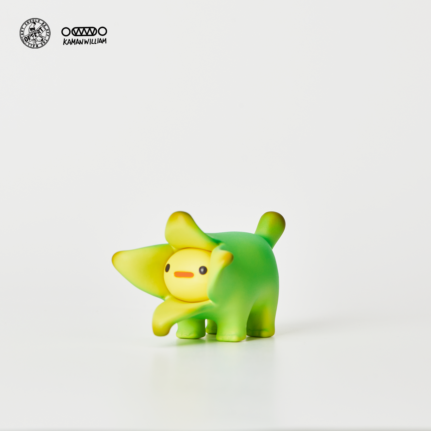 【IN-STOCK】OFFART X Kamanwilliam Mini Bananaer Dog Young Green Edition