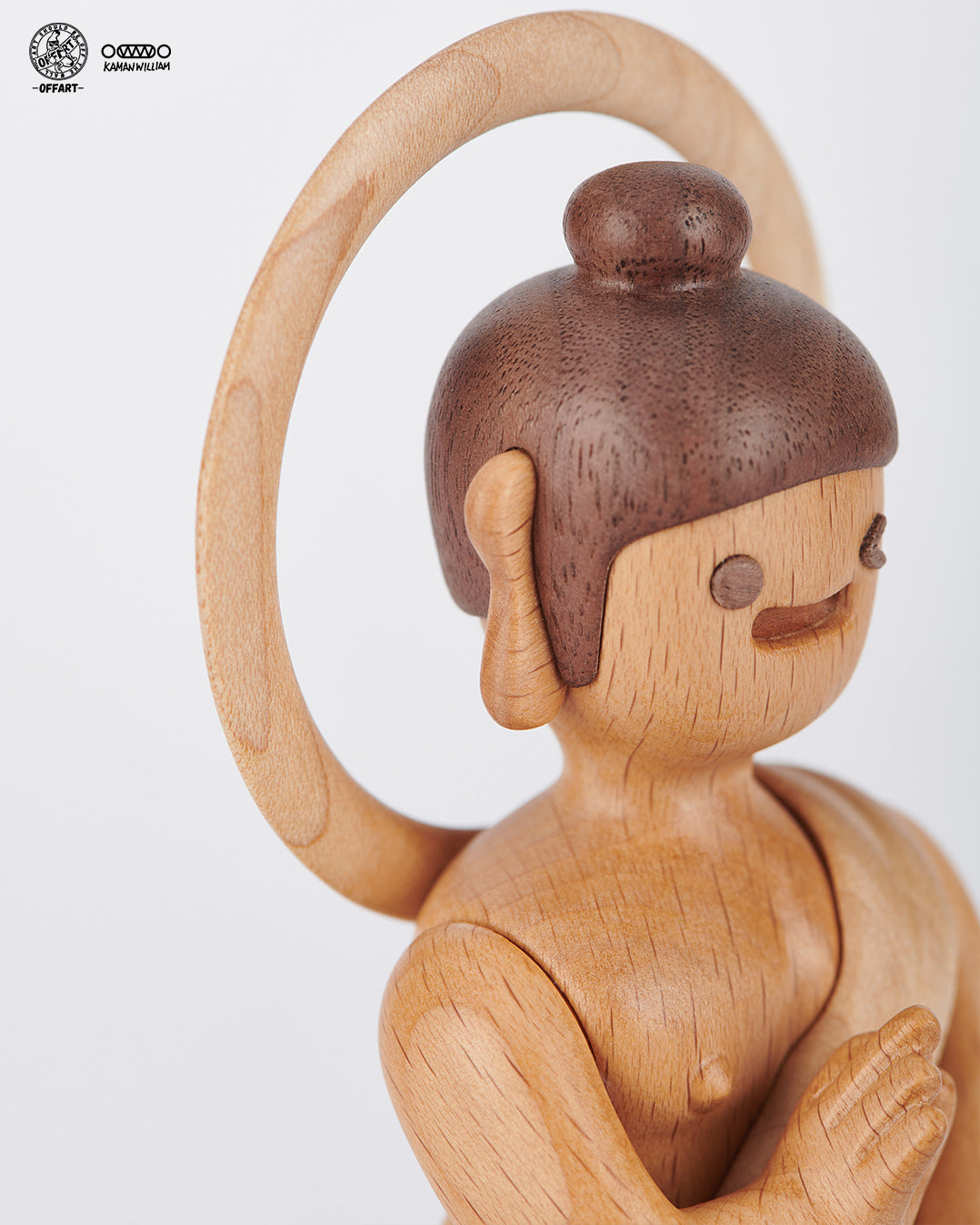 【PRE-ORDER】OFFART X Kamanwilliam OK Buddha Everything's OK Wooden Statue