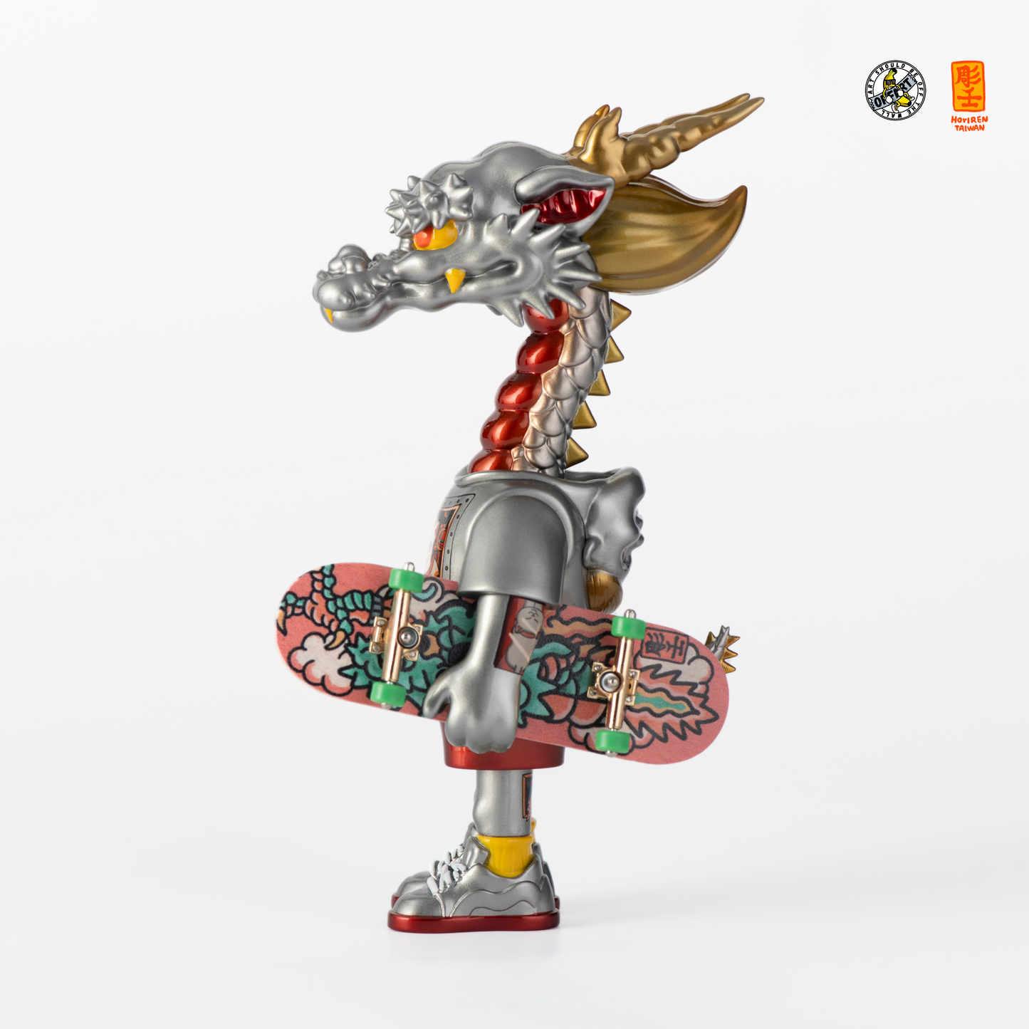 OFFART X Horiren Like A Dragon Skateboarder Meow Type Mecha Vinyl