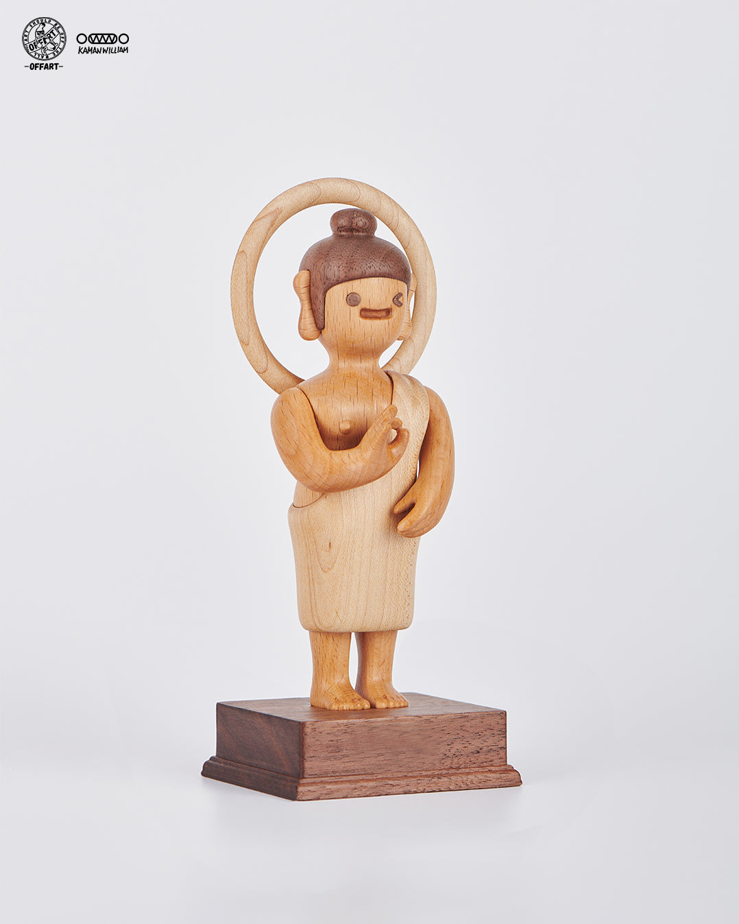 【PRE-ORDER】OFFART X Kamanwilliam OK Buddha Everything's OK Wooden Statue