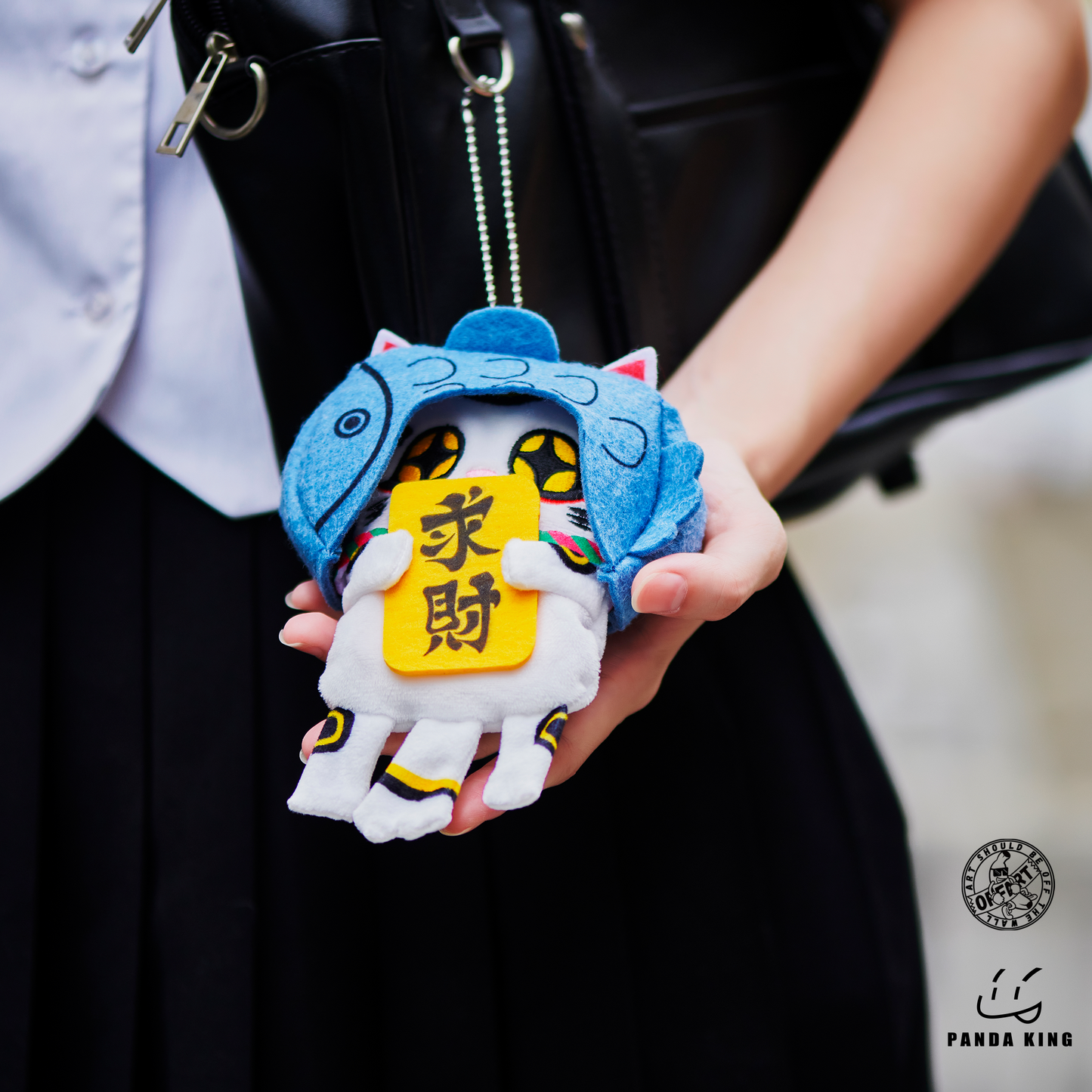【IN-STOCK】OFFART X Panda King Forturn Cat Tissue Plush Bag
