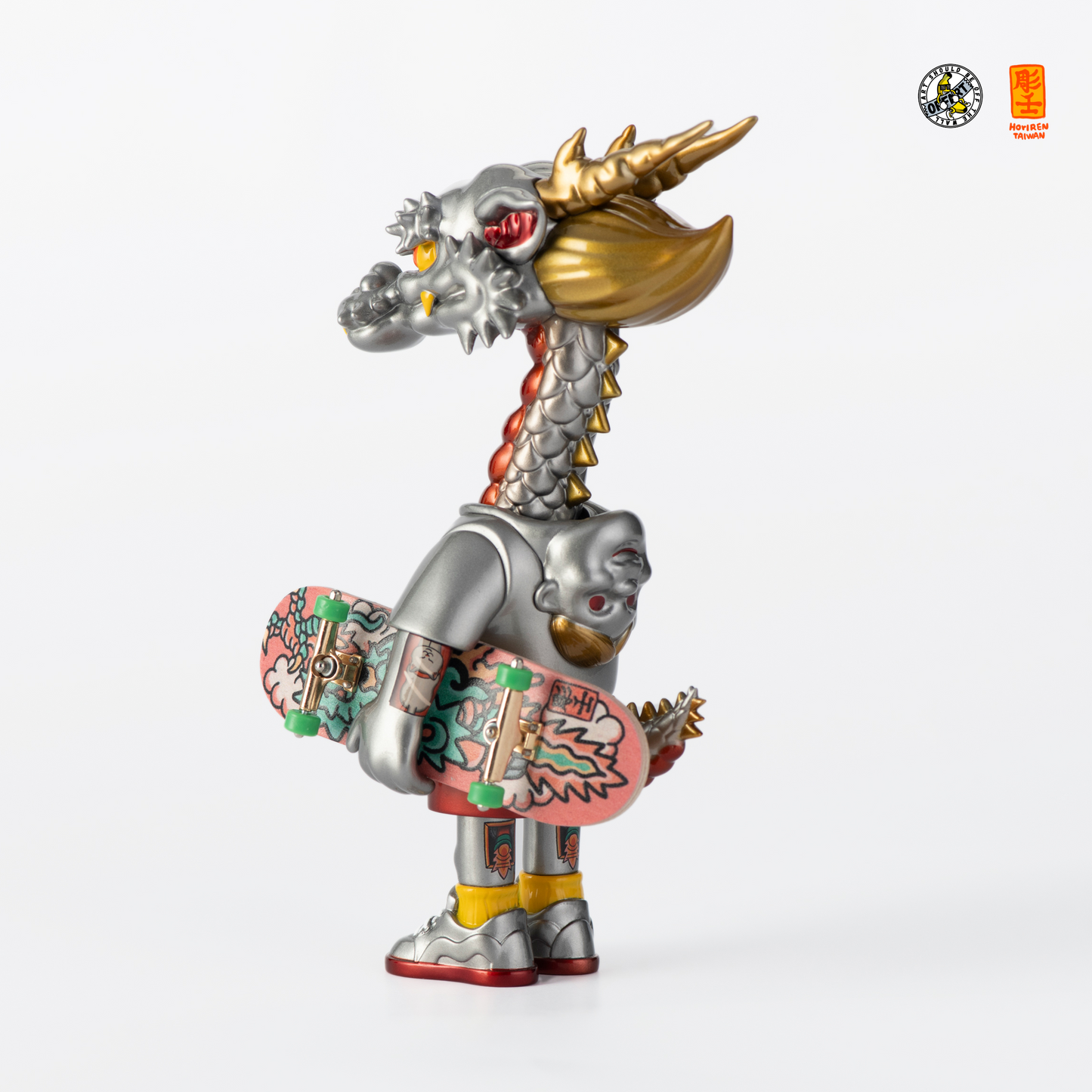 OFFART X Horiren Like A Dragon Skateboarder Meow Type Mecha Vinyl
