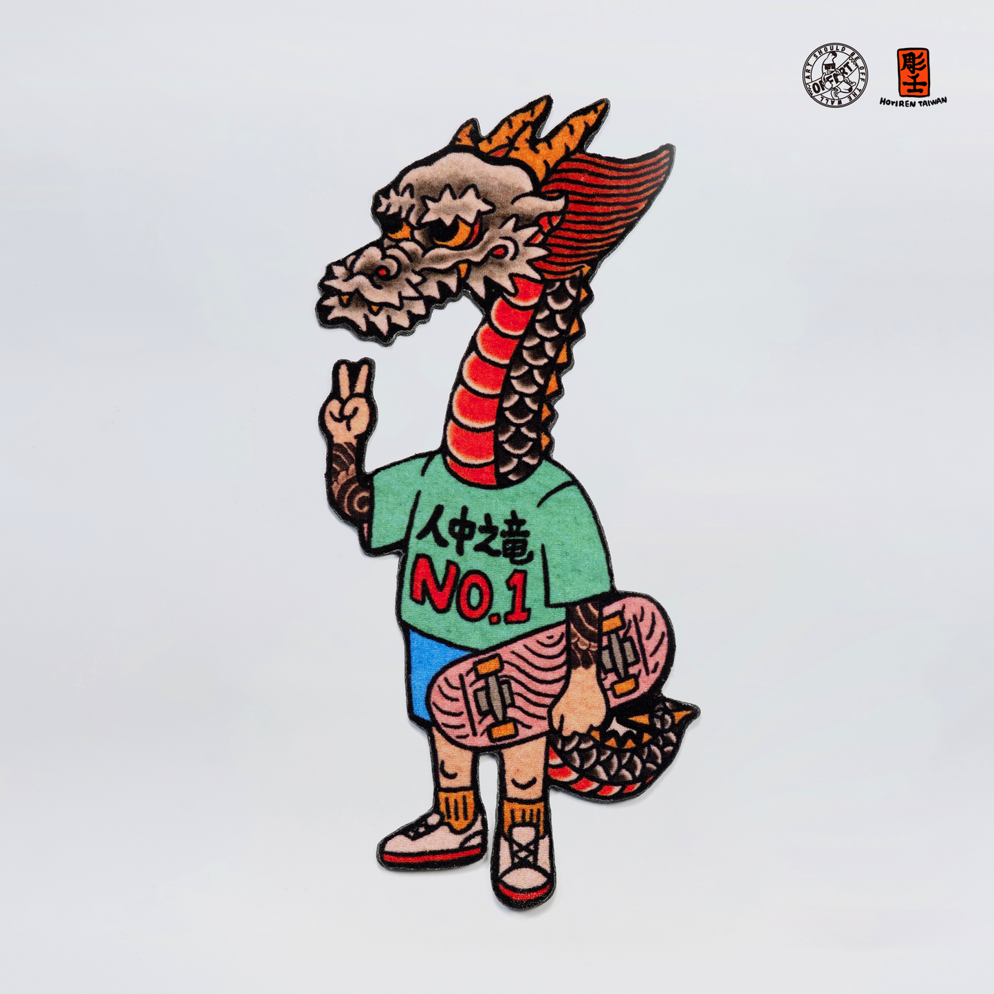 OFFART X HORIREN Like A Dragon Skateboarder Carpet