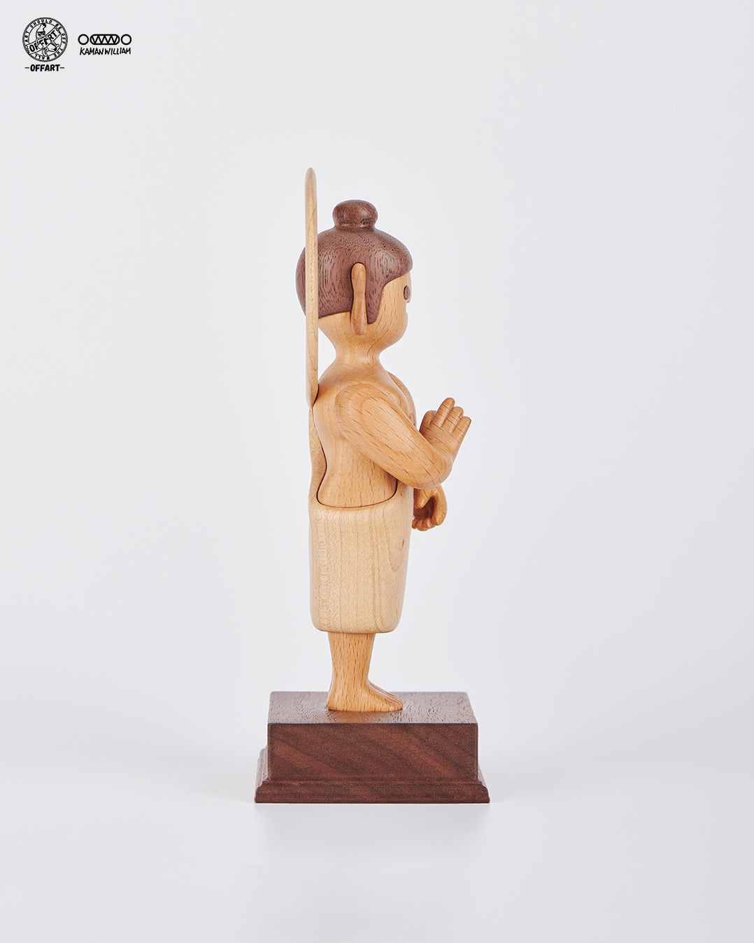 【PRE-ORDER】OFFART X Kamanwilliam OK Buddha Everything's OK Wooden Statue