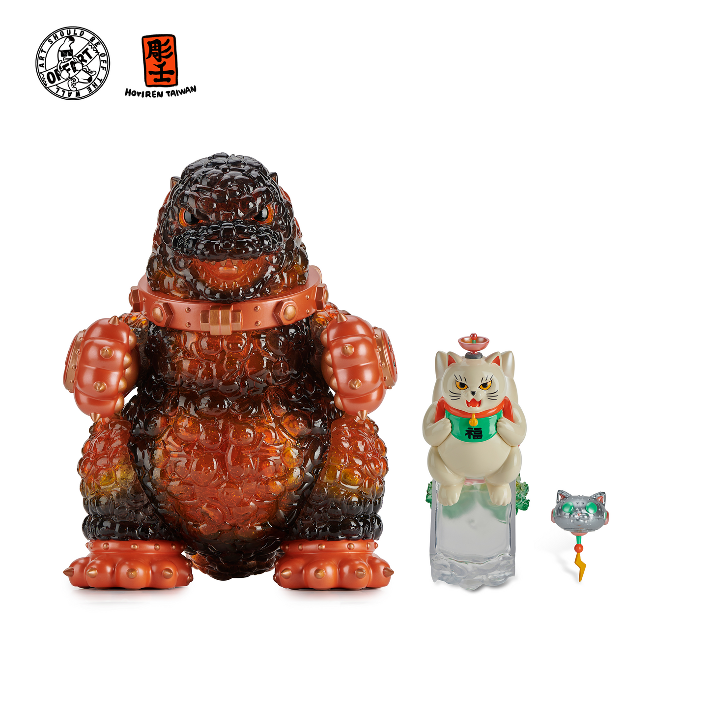 【IN-STOCK】OFFART X Horiren Red Flame Hundred Cats Full Body Edition