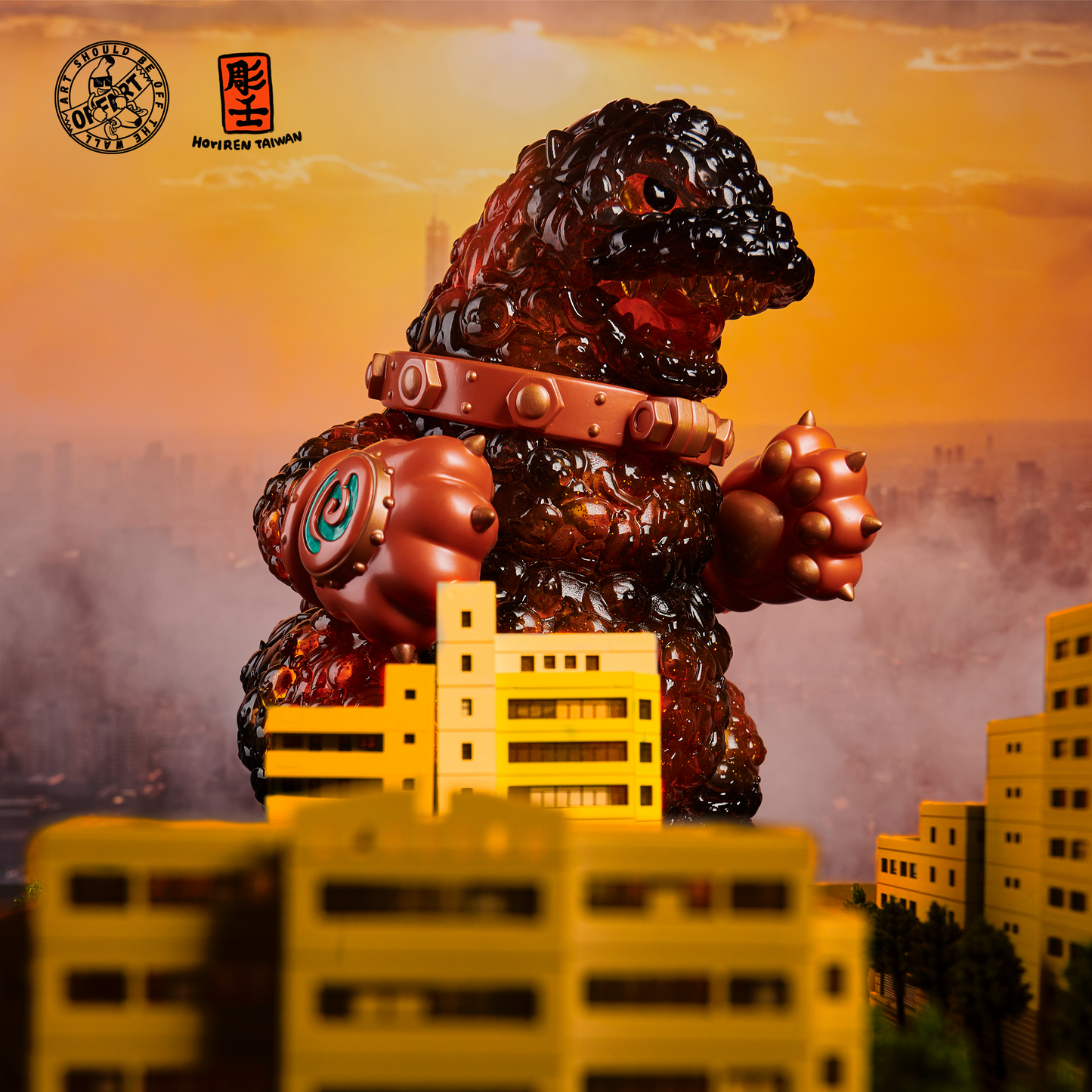 【IN-STOCK】OFFART X Horiren Red Flame Hundred Cats Full Body Edition
