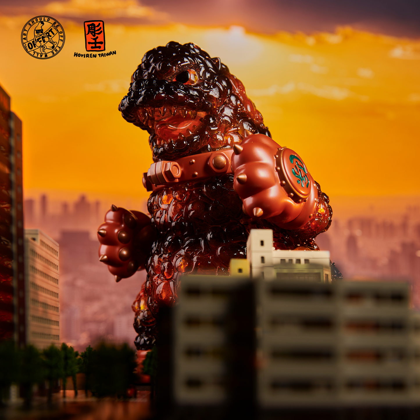 【IN-STOCK】OFFART X Horiren Red Flame Hundred Cats Full Body Edition