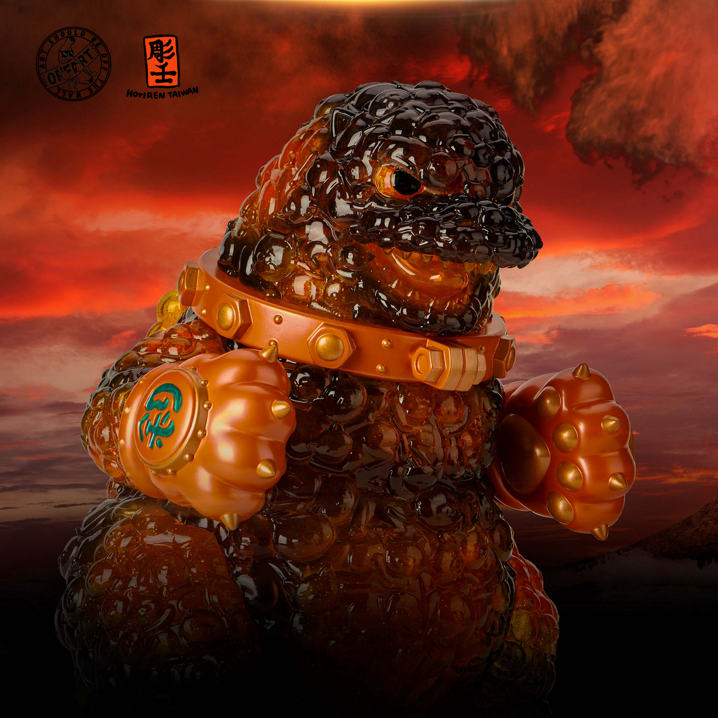 【IN-STOCK】OFFART X Horiren Red Flame Hundred Cats Full Body Edition