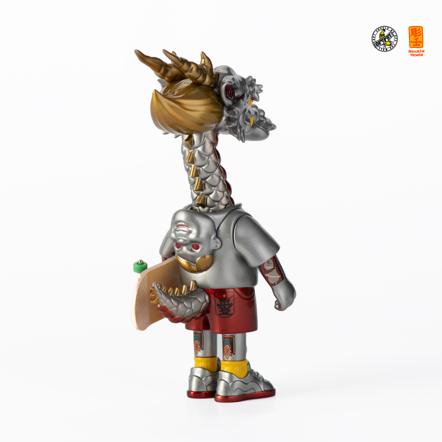 OFFART X Horiren Like A Dragon Skateboarder Meow Type Mecha Vinyl
