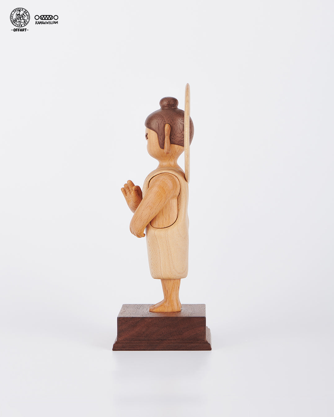 【PRE-ORDER】OFFART X Kamanwilliam OK Buddha Everything's OK Wooden Statue
