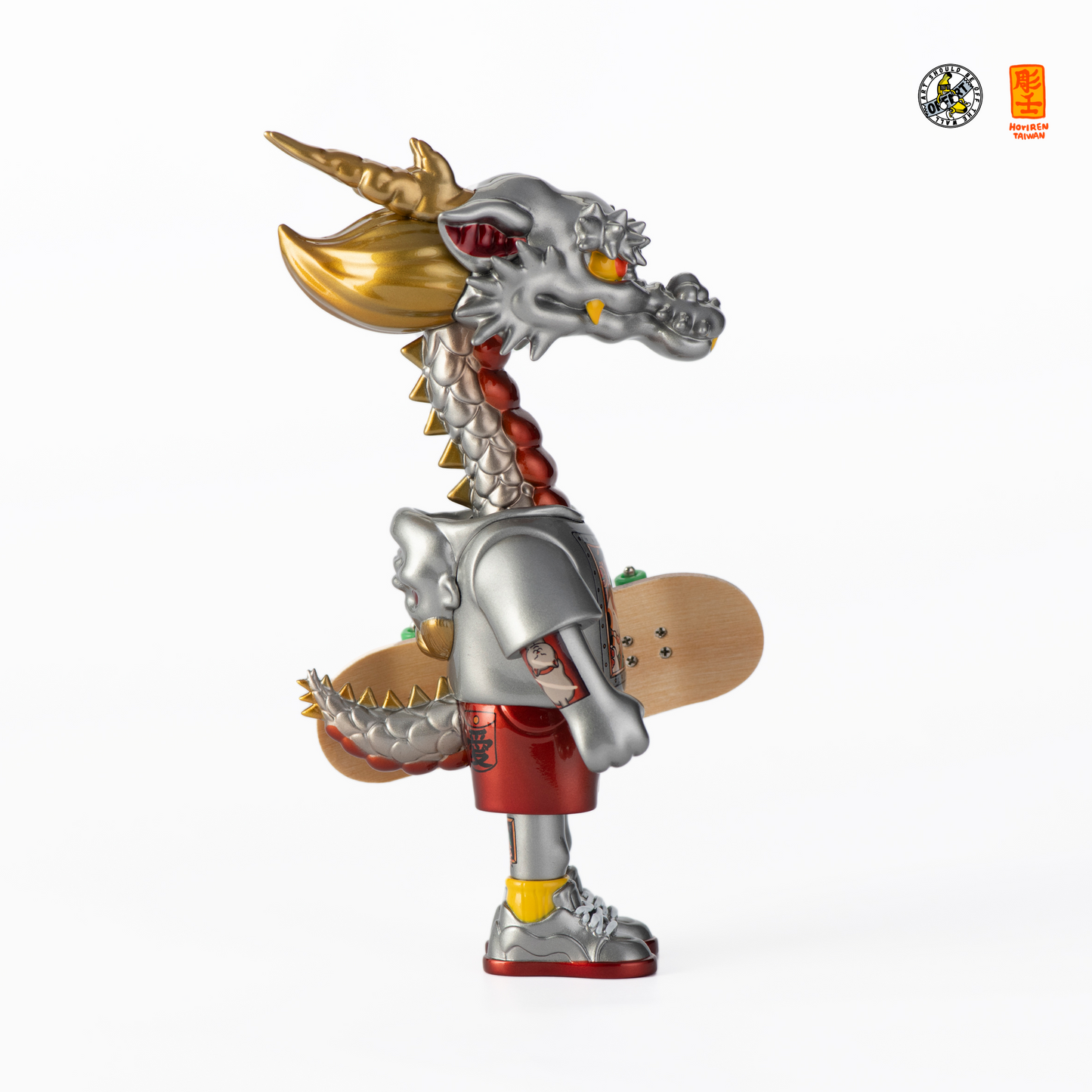 OFFART X Horiren Like A Dragon Skateboarder Meow Type Mecha Vinyl