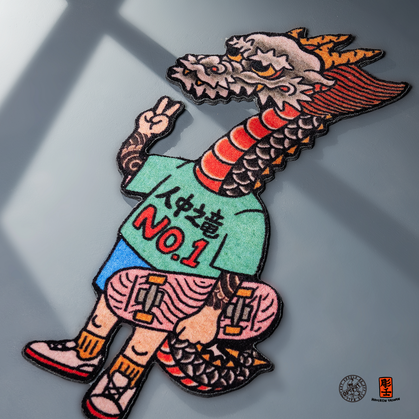 OFFART X HORIREN Like A Dragon Skateboarder Carpet