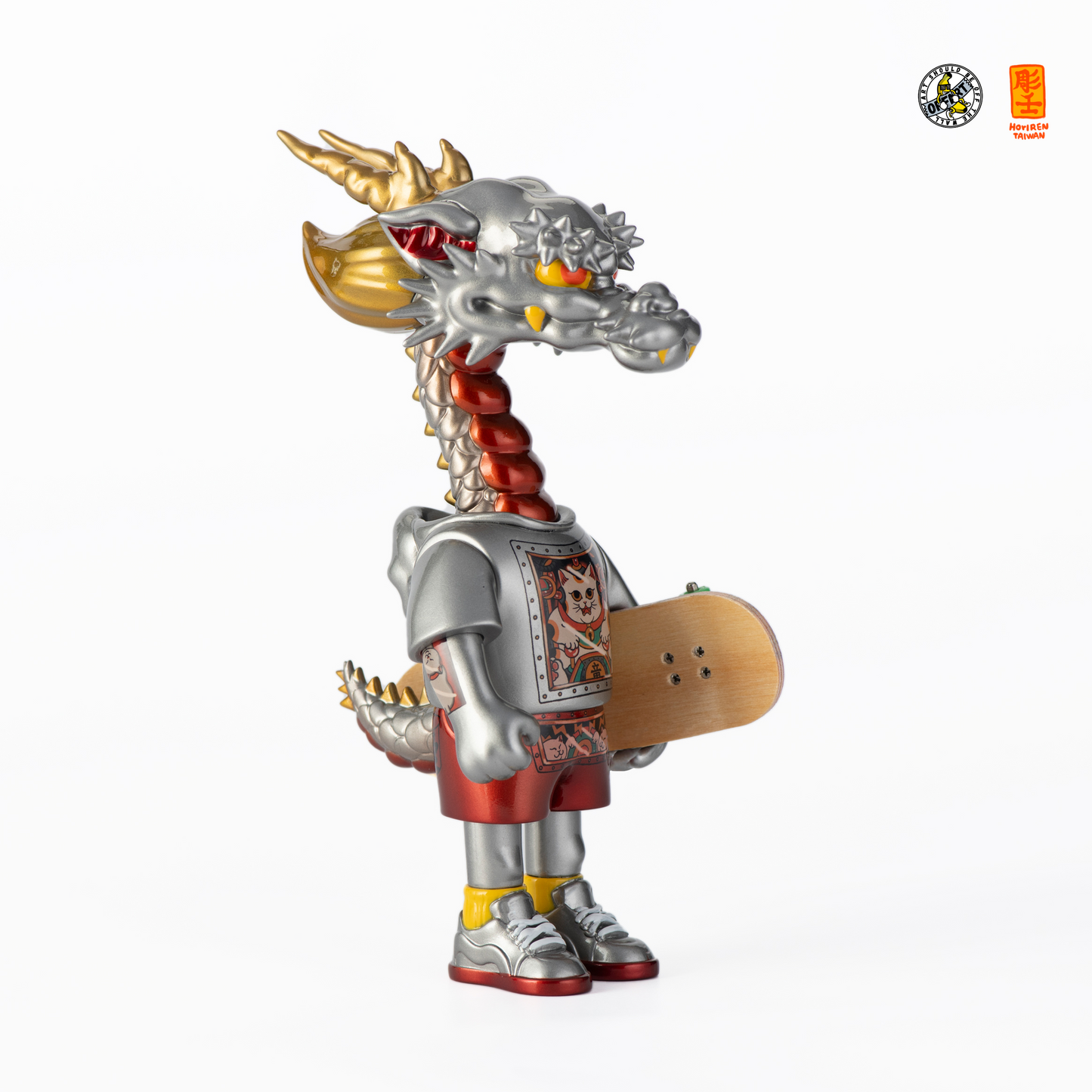 OFFART X Horiren Like A Dragon Skateboarder Meow Type Mecha Vinyl