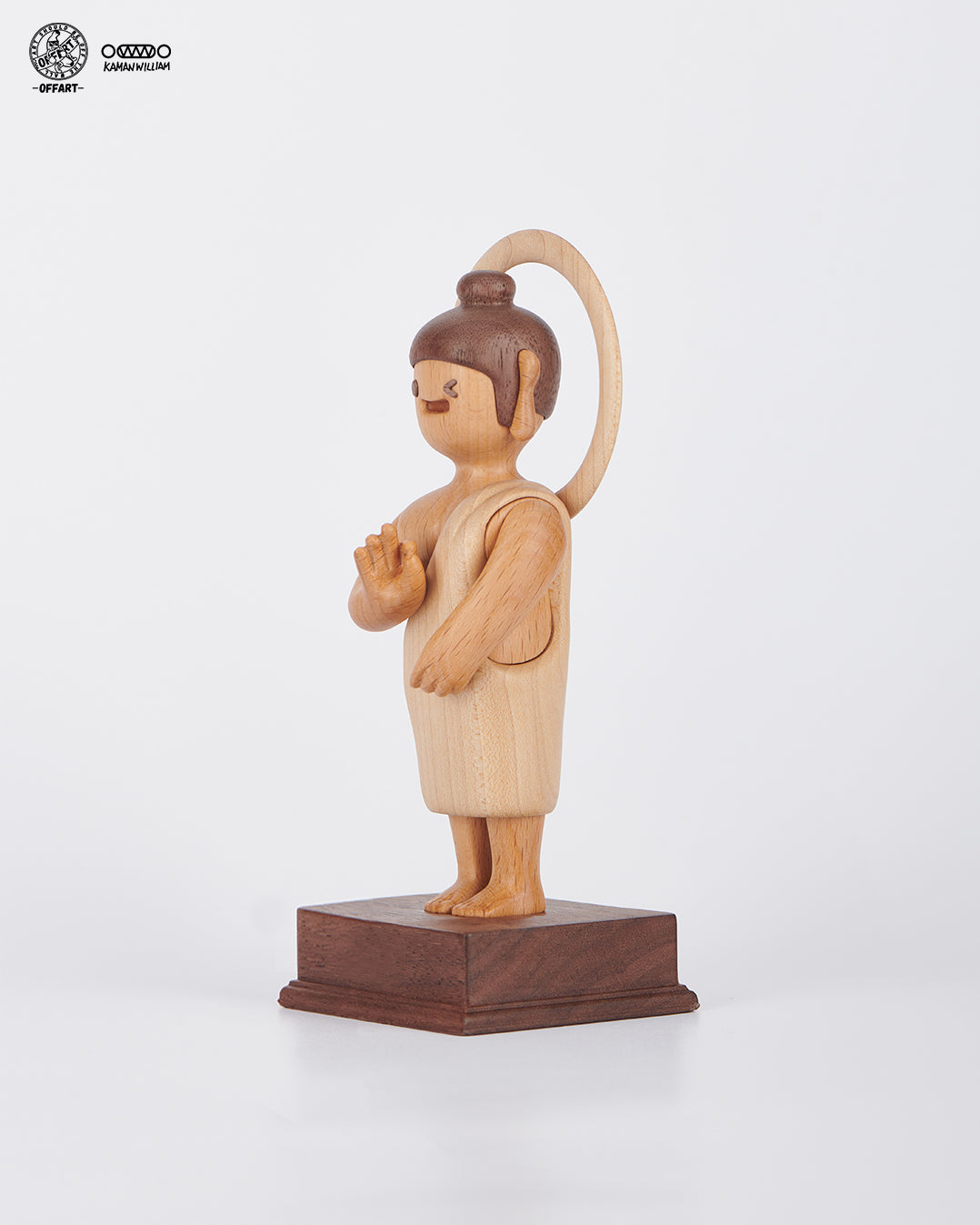 【PRE-ORDER】OFFART X Kamanwilliam OK Buddha Everything's OK Wooden Statue
