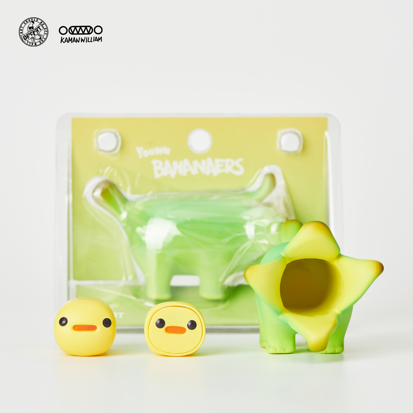 【IN-STOCK】OFFART X Kamanwilliam Mini Bananaer Dog Young Green Edition