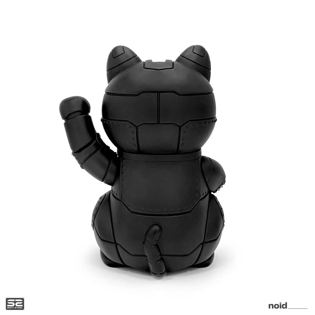 【IN STOCK】Hong Kong Mechanical Maneki-neko Black Edition Statue