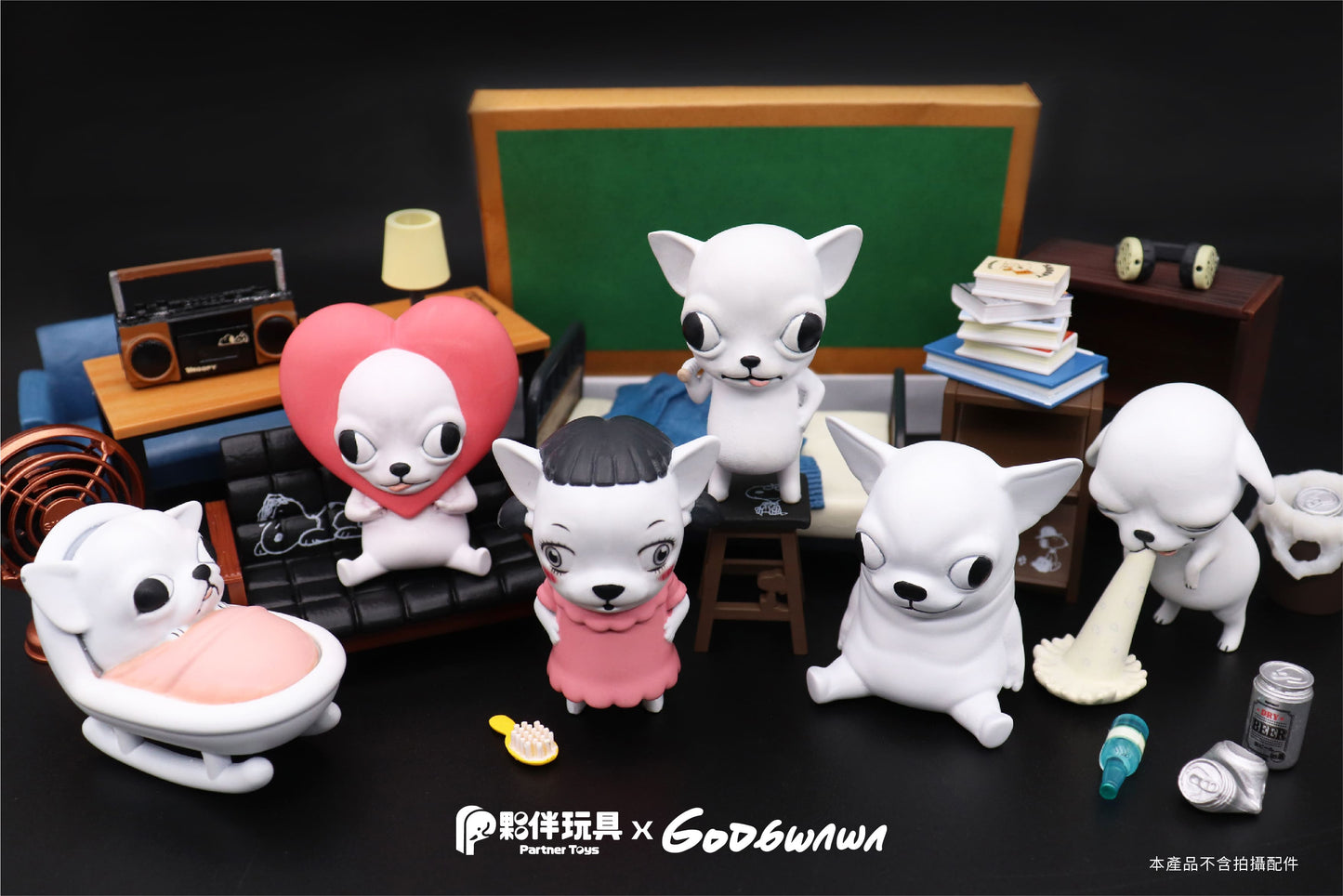【IN STOCK】Mutant Chihuahua 1 Ugly Cute Blind Box Statue