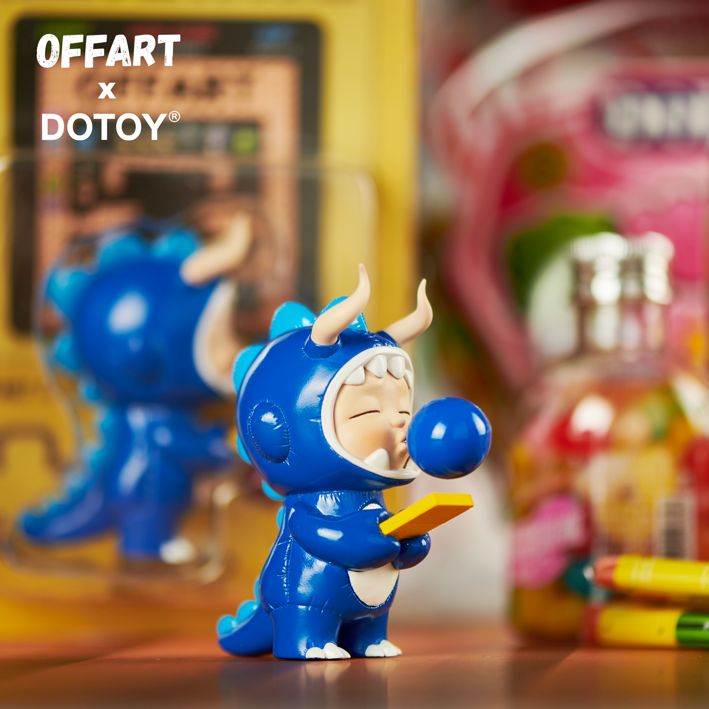 OFFART X Dotoy Bubble Dino Jimmy Boy Blue