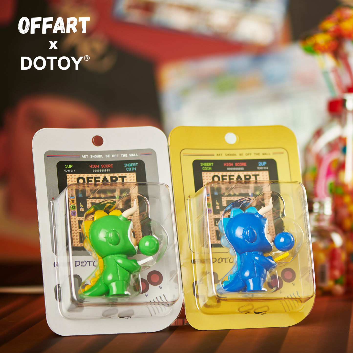 OFFART X Dotoy Bubble Dino Jimmy Boy Original Edition