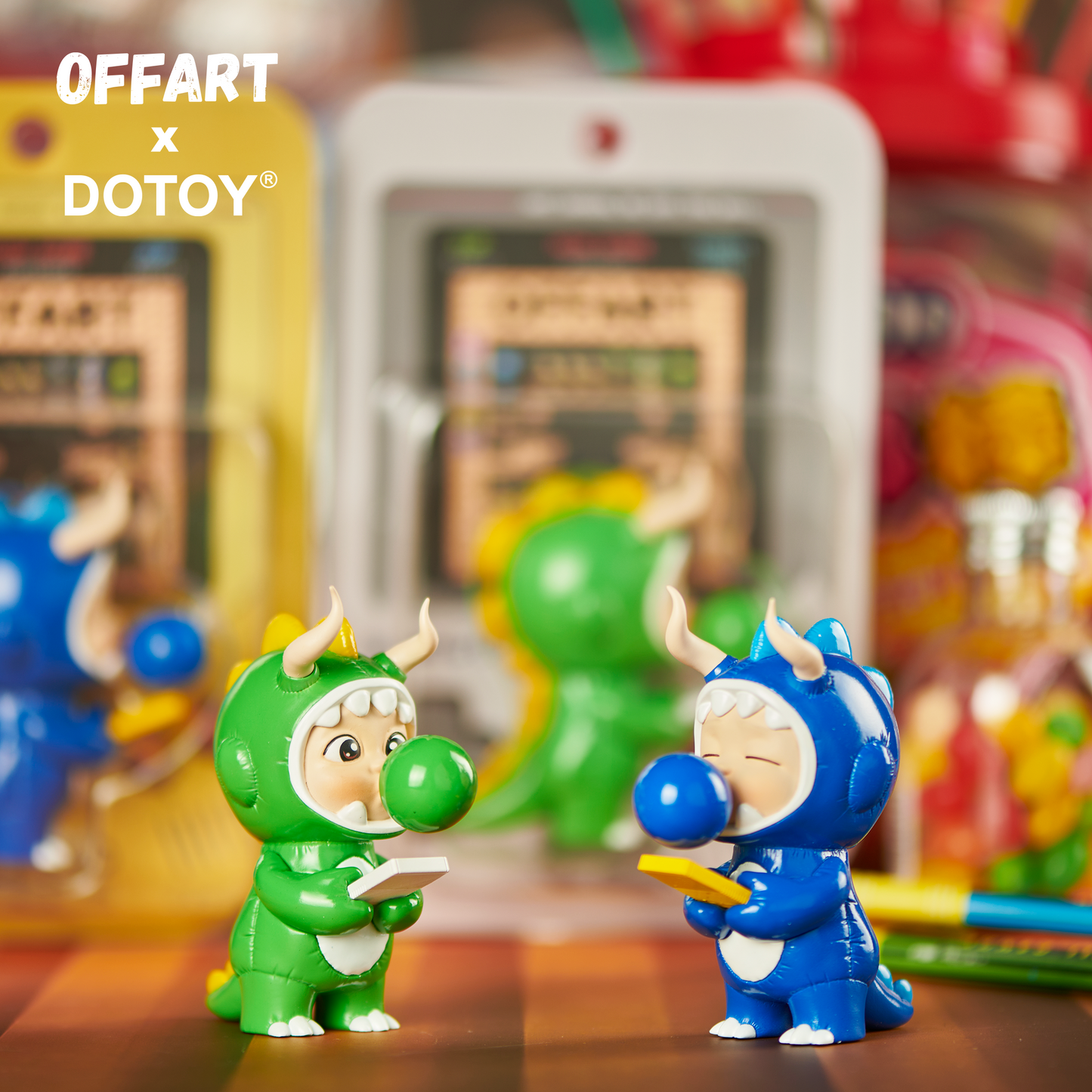 OFFART X Dotoy Bubble Dino Jimmy Boy Blue