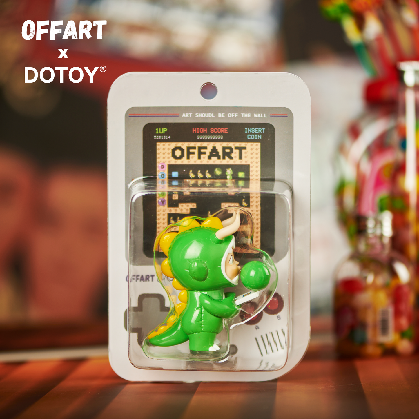 OFFART X Dotoy Bubble Dino Jimmy Boy Original Edition