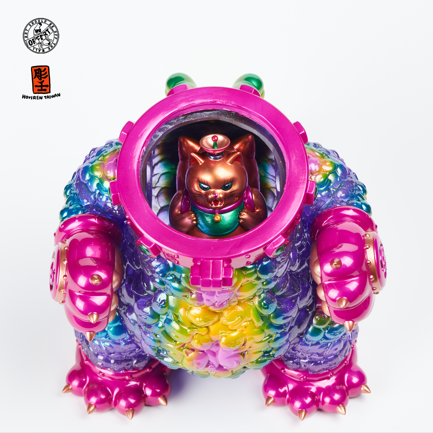 OFFART X Horiren Red Flame Hundred Cats Nuclear Limited Edition