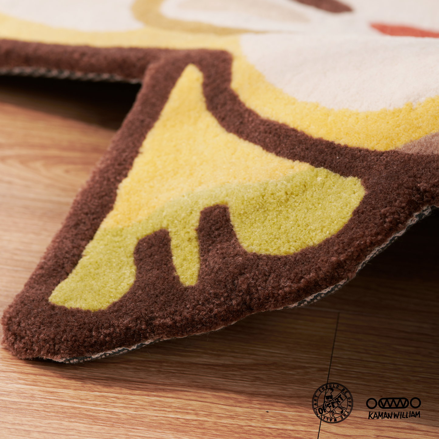 OFFART X Kamanwilliam Bananaers Dog Hand-Tufted Jumbo Carpet