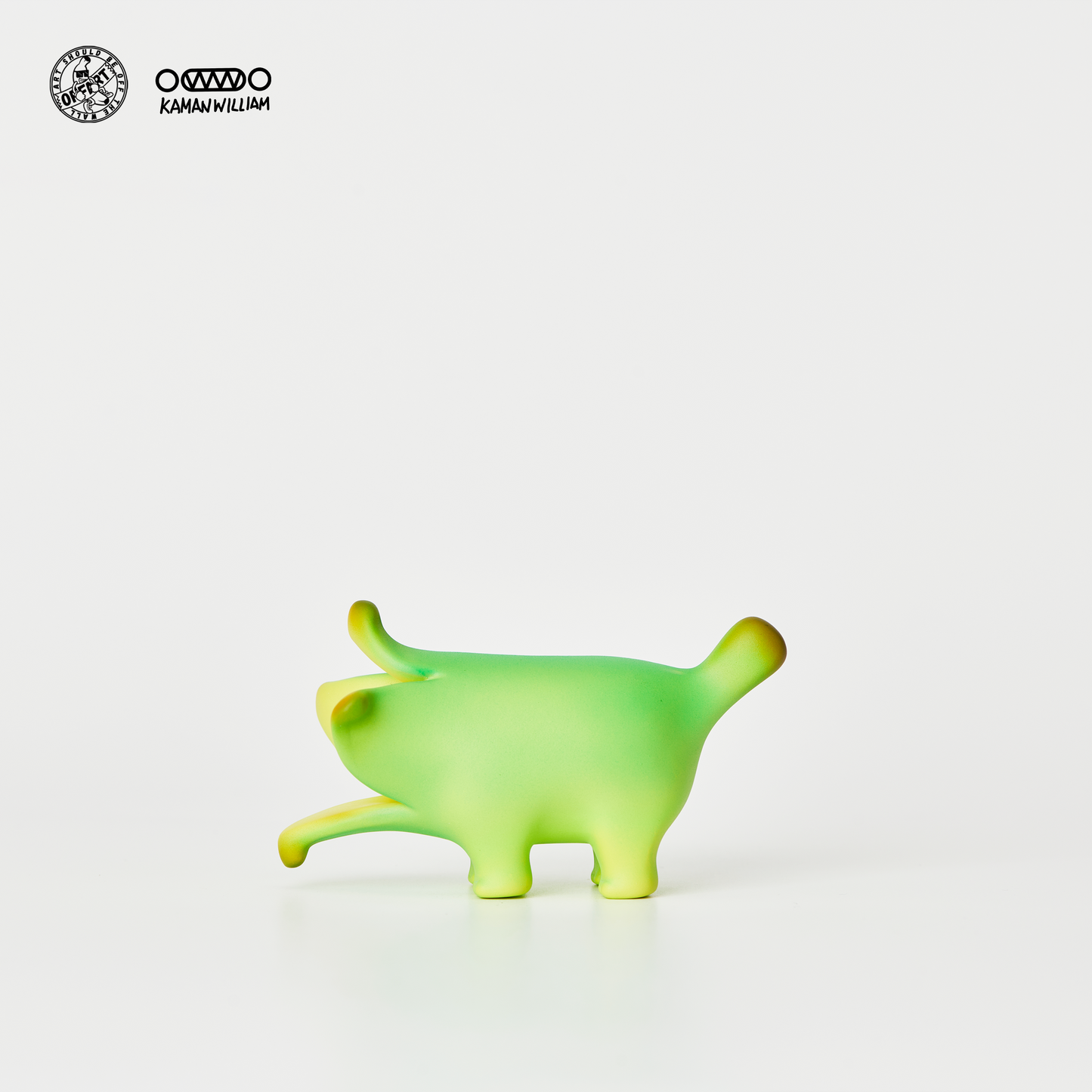 OFFART X Kamanwilliam Mini Bananaer Dog Young Green Edition