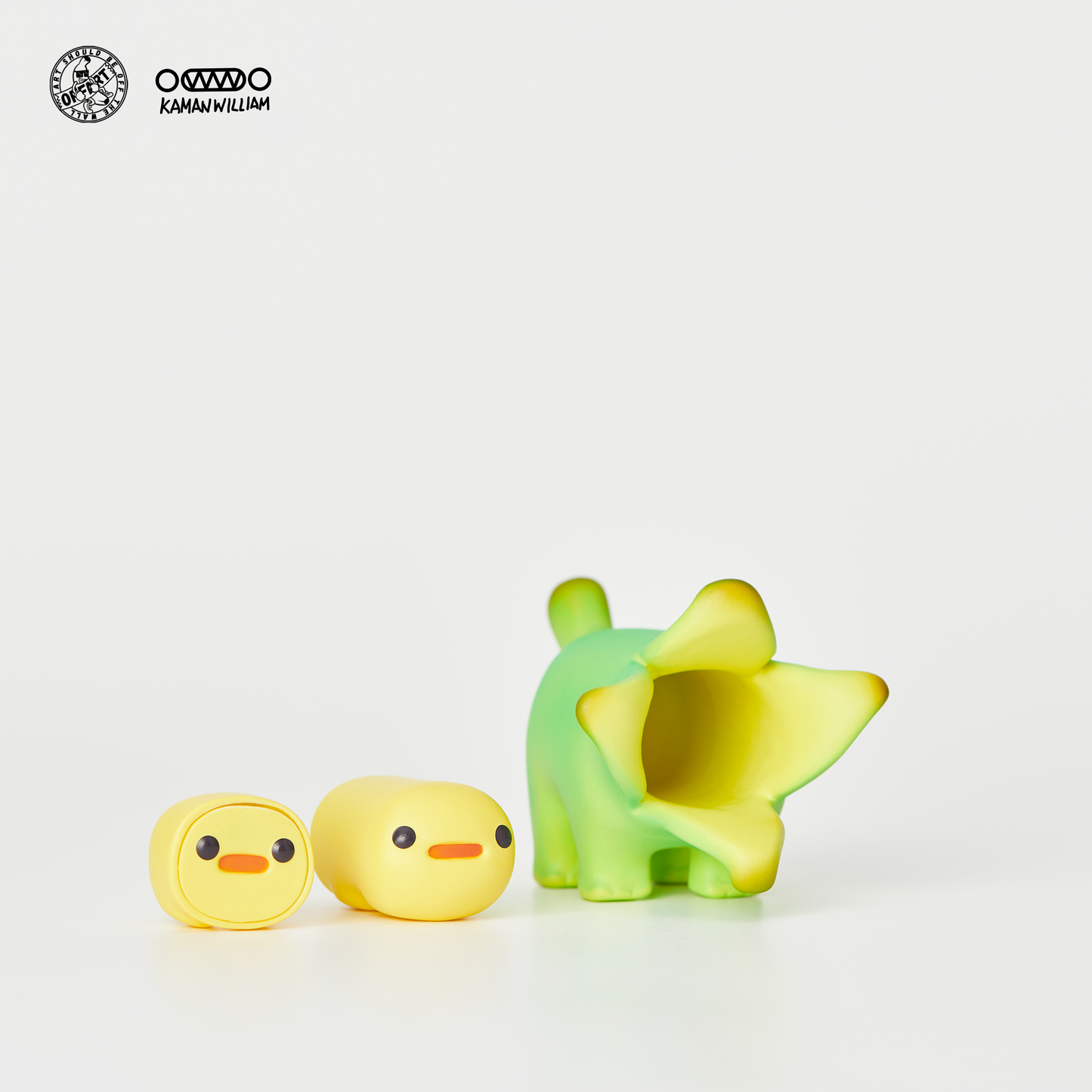 OFFART X Kamanwilliam Mini Bananaer Dog Young Green Edition