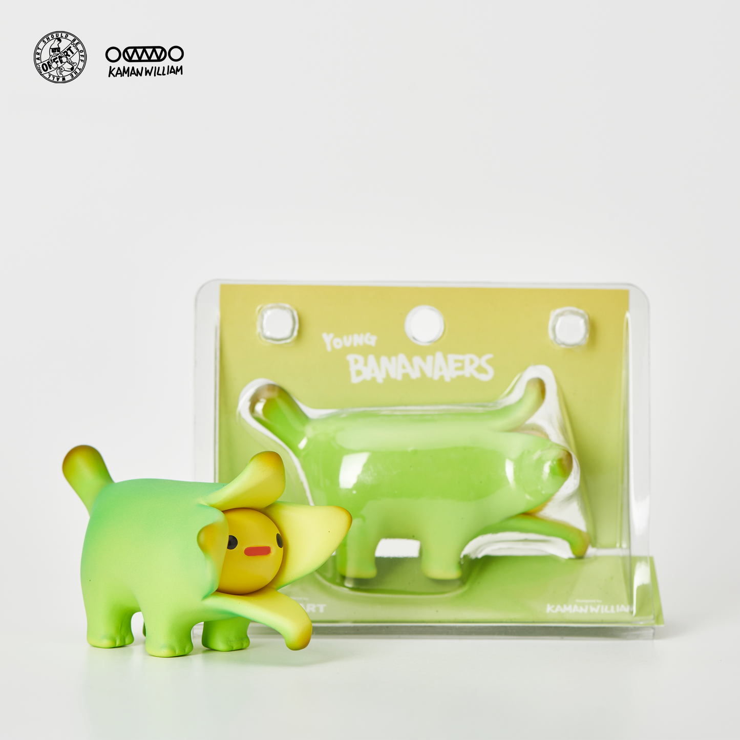 OFFART X Kamanwilliam Mini Bananaer Dog Young Green Edition