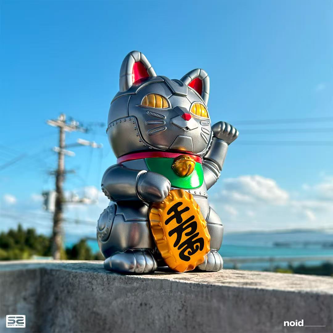【IN STOCK】Hong Kong Mechanical Maneki-neko Statue