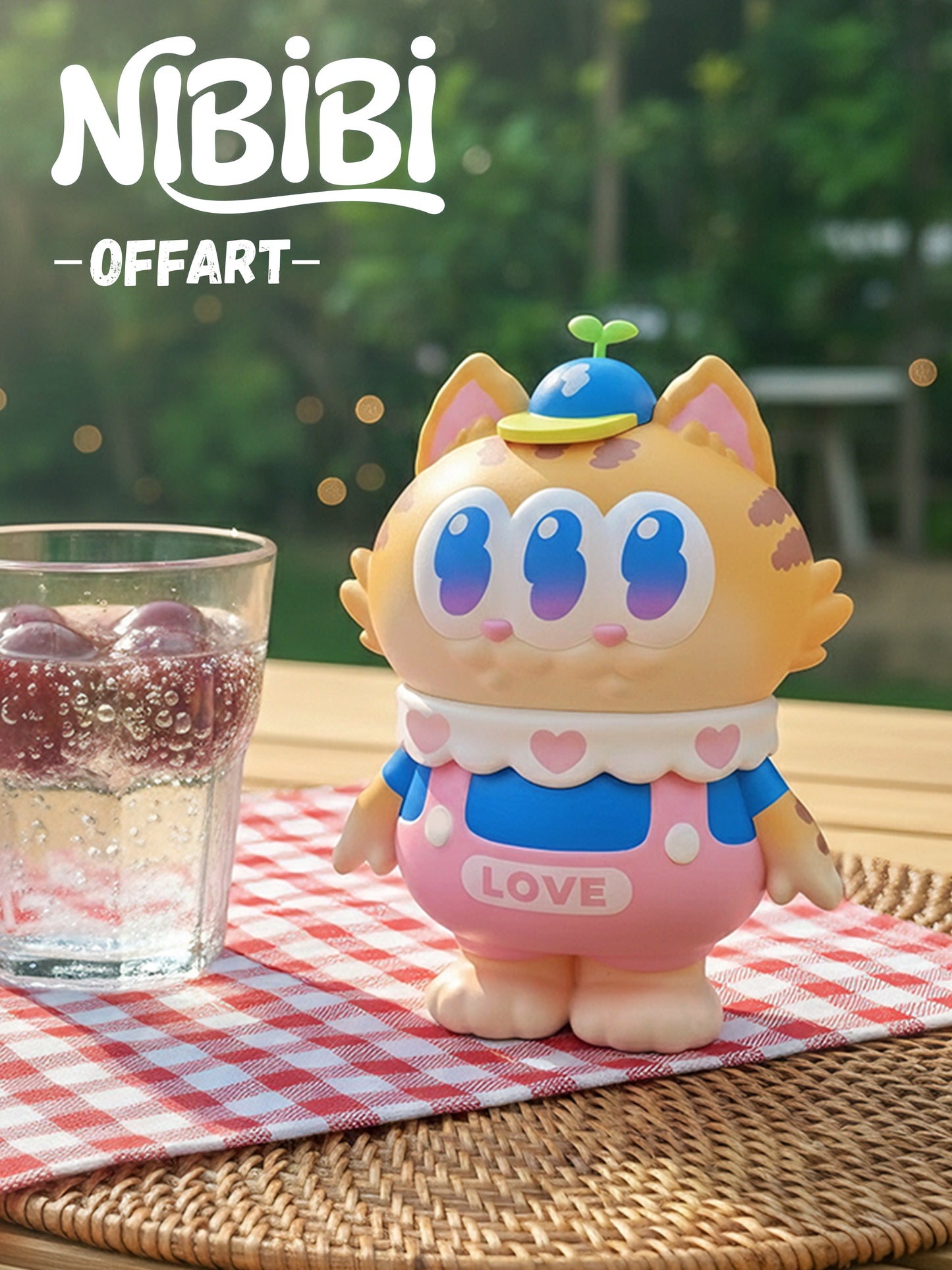 【PRE-ORDER】OFFART x貓Soul-- NIBBI Three-Eyed Cat Statue